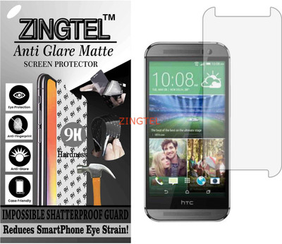 ZINGTEL Tempered Glass Guard for HTC ONE M8 16GB (Matte Flexible Shatterproof)(Pack of 1)