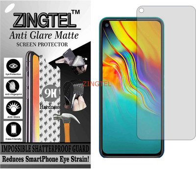 ZINGTEL Tempered Glass Guard for INFINIX X655D (HOT 9) (Matte Flexible Shatterproof)(Pack of 1)