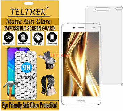 TELTREK Tempered Glass Guard for INFOCUS M535 PLUS (Matte Flexible Shatterproof)(Pack of 1)
