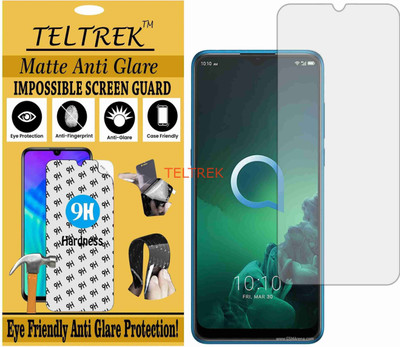TELTREK Tempered Glass Guard for ALCATEL 3X 2019 (Matte Flexible Shatterproof)(Pack of 1)
