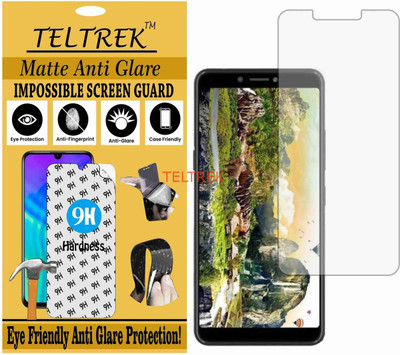 TELTREK Tempered Glass Guard for ITEL A45 (Matte Flexible Shatterproof)(Pack of 1)