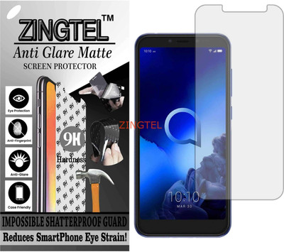 ZINGTEL Tempered Glass Guard for ALCATEL 1S (Matte Flexible Shatterproof)(Pack of 1)