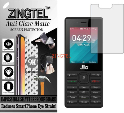 ZINGTEL Tempered Glass Guard for JIO LYF 2403 (Matte Flexible Shatterproof)(Pack of 1)