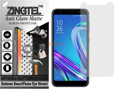 ZINGTEL Tempered Glass Guard for ASUS ZENFONE MAX M1(ZB556KL) (Matte Flexible Shatterproof)(Pack of 1)