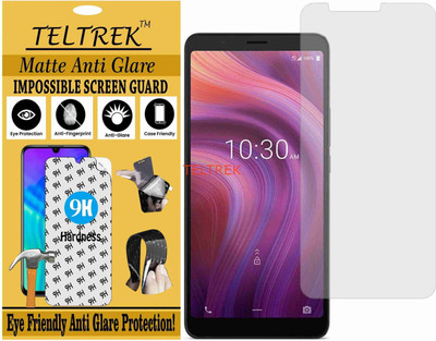 TELTREK Tempered Glass Guard for ALCATEL 3V (2019) (Matte Flexible Shatterproof)(Pack of 1)