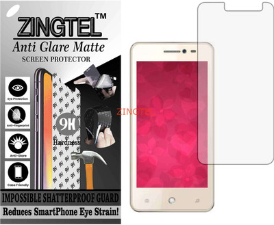 ZINGTEL Tempered Glass Guard for INTEX GLAM (Matte Flexible Shatterproof)(Pack of 1)