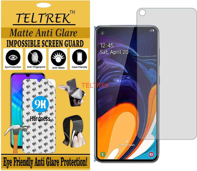 TELTREK Tempered Glass Guard for SAMSUNG A60 (Matte Flexible Shatterproof)(Pack of 1)