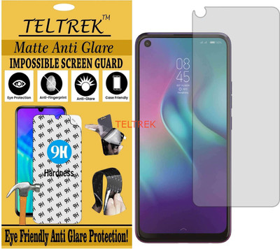 TELTREK Tempered Glass Guard for TECNO CAMON 12 AIR (Matte Flexible Shatterproof)(Pack of 1)