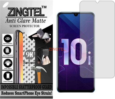 ZINGTEL Tempered Glass Guard for HONOR 10I (Matte Flexible Shatterproof)(Pack of 1)