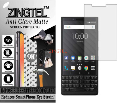 ZINGTEL Tempered Glass Guard for BLACKBERRY KEY 2 (Matte Flexible Shatterproof)(Pack of 1)