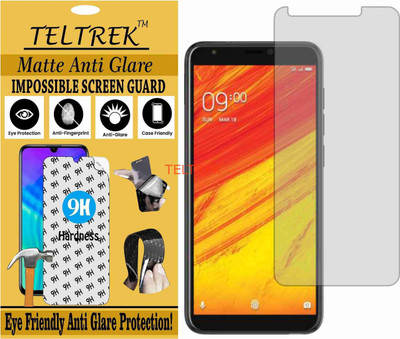 TELTREK Tempered Glass Guard for LAVA Z91 (Matte Flexible Shatterproof)(Pack of 1)