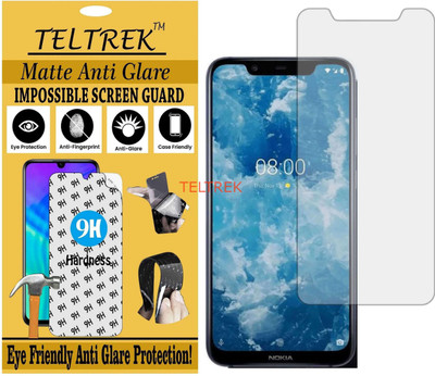 TELTREK Tempered Glass Guard for NOKIA X7 (Matte Flexible Shatterproof)(Pack of 1)