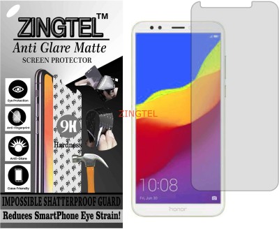 ZINGTEL Tempered Glass Guard for HUAWEI Y7 PRIME 2018 (Matte Flexible Shatterproof)(Pack of 1)