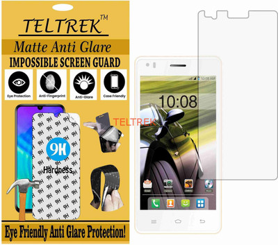 TELTREK Tempered Glass Guard for INTEX AQUA SPEED HD (Matte Flexible Shatterproof)(Pack of 1)