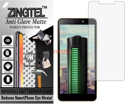ZINGTEL Tempered Glass Guard for ITEL A44 POWER (Matte Flexible Shatterproof)(Pack of 1)