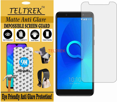TELTREK Tempered Glass Guard for ALCATEL 3X (Matte Flexible Shatterproof)(Pack of 1)