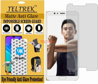 TELTREK Tempered Glass Guard for HUAWEI HONOR V10 (Matte Flexible Shatterproof)(Pack of 1)