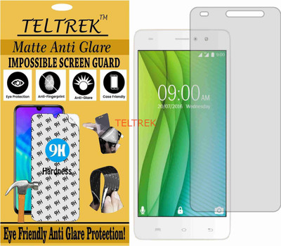 TELTREK Tempered Glass Guard for LAVA X50 PLUS (Matte Flexible Shatterproof)(Pack of 1)