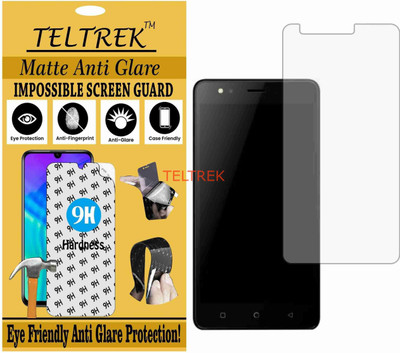 TELTREK Tempered Glass Guard for INTEX AQUA SELFIE (Matte Flexible Shatterproof)(Pack of 1)