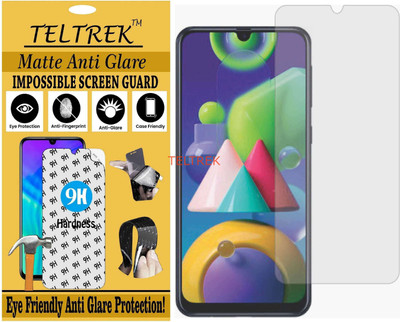 TELTREK Tempered Glass Guard for SAMSUNG M21S (Matte Flexible Shatterproof)(Pack of 1)