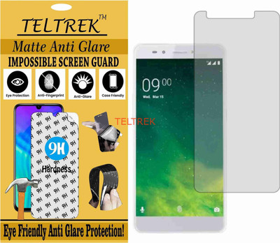 TELTREK Tempered Glass Guard for LAVA Z10 (Matte Flexible Shatterproof)(Pack of 1)