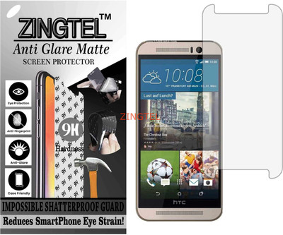 ZINGTEL Tempered Glass Guard for HTC ONE M9E (Matte Flexible Shatterproof)(Pack of 1)