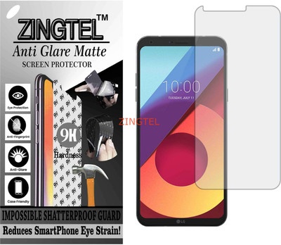 ZINGTEL Tempered Glass Guard for LG Q6 (Matte Flexible Shatterproof)(Pack of 1)
