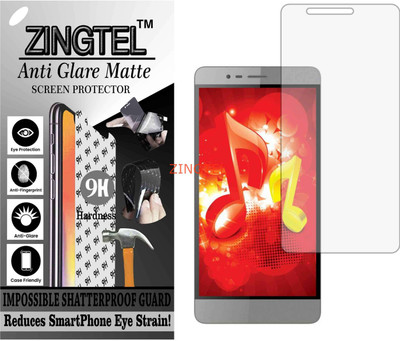 ZINGTEL Tempered Glass Guard for INTEX MUSIC (Matte Flexible Shatterproof)(Pack of 1)