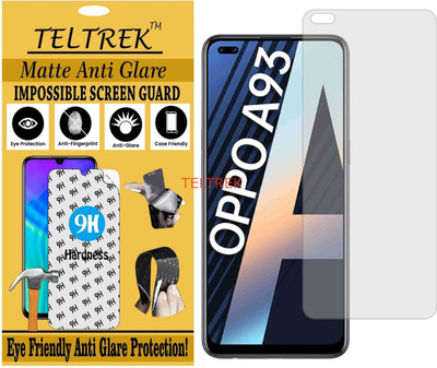 TELTREK Tempered Glass Guard for OPPO A93 (Matte Flexible Shatterproof)(Pack of 1)