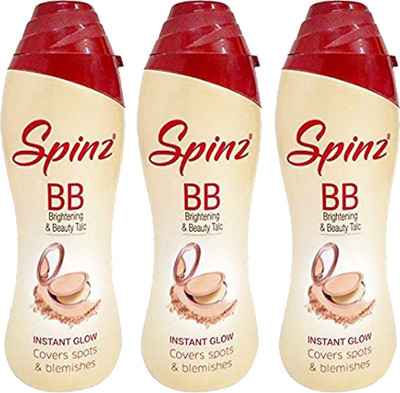 Spinz BB Brightening & Beauty Face Talc 40gm Pack Of 3(3 x 40 g)