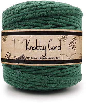 KnottyCord Army Green Thread(20 m Pack of1)