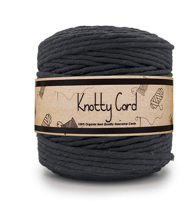 KnottyCord Black Thread(20 m Pack of1)