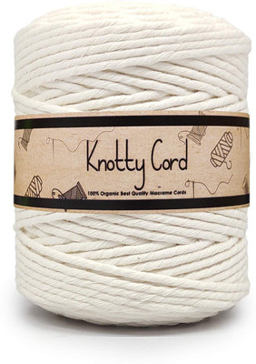KnottyCord Off White Thread(20 m Pack of1)