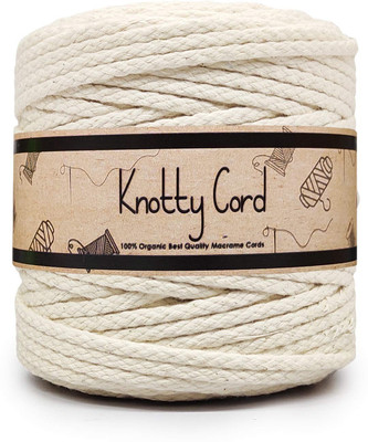 KnottyCord White Thread(20 m Pack of1)