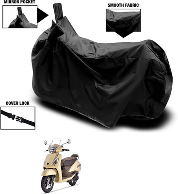 KEDIT Waterproof Two Wheeler Cover for TVS(Jupiter classic, Black)