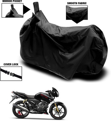 KEDIT Waterproof Two Wheeler Cover for TVS(Black)