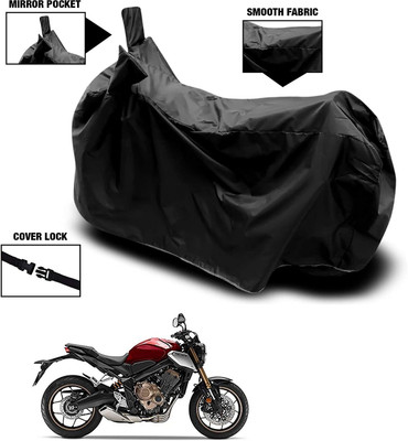 KEDIT Waterproof Two Wheeler Cover for Honda(CBR 600 RR, Black)