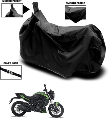 KEDIT Waterproof Two Wheeler Cover for Bajaj(Dominar, Black)