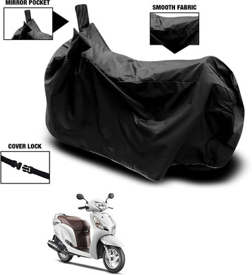 KEDIT Waterproof Two Wheeler Cover for Honda(Aviator, Black)