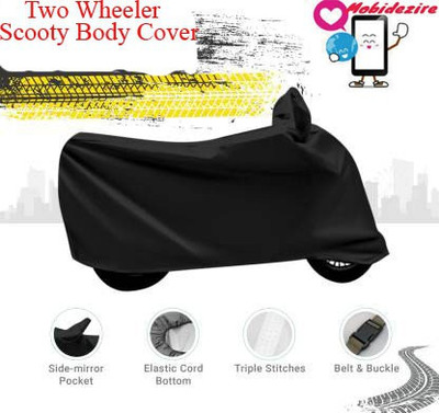 zeeko Two Wheeler Cover for Hero Electric(Scooty, Black)