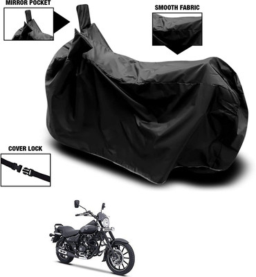 KEDIT Waterproof Two Wheeler Cover for Bajaj(Avenger Street 160, Black)