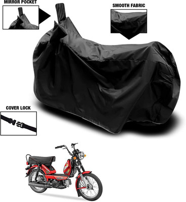 KEDIT Waterproof Two Wheeler Cover for TVS(Heavy Duty Super XL, Black)