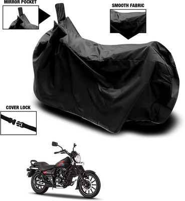 KEDIT Waterproof Two Wheeler Cover for Bajaj(Avenger 220 Street, Black)
