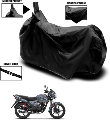 KEDIT Waterproof Two Wheeler Cover for Honda(Shine, Black)