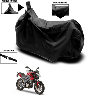 KEDIT Waterproof Two Wheeler Cover for Bajaj(Pulsar 180 DTS-i, Black)