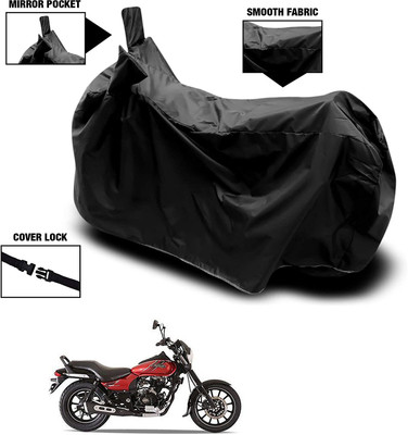 KEDIT Waterproof Two Wheeler Cover for Bajaj(Avenger 180 Street, Black)