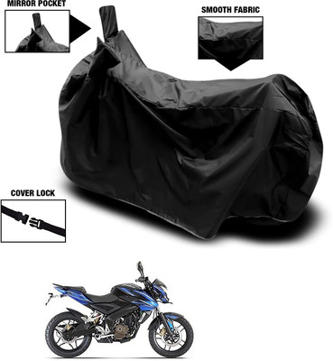 KEDIT Waterproof Two Wheeler Cover for Bajaj(Pulsar 220 DTS-i, Black)