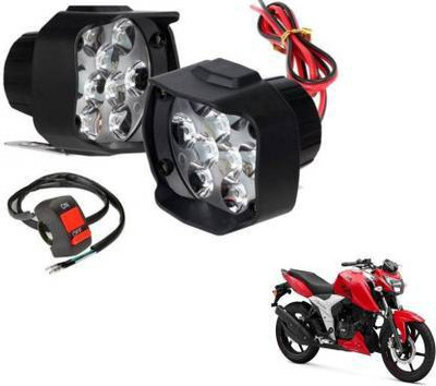 QUIRKY ZONE LED Fog Light for TVS Apache RTR 160, Universal For Bike