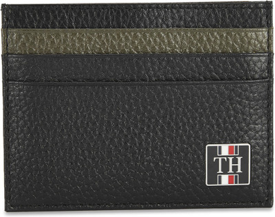 TOMMY HILFIGER Men Casual Multicolor Genuine Leather Card Holder(6 Card Slots)