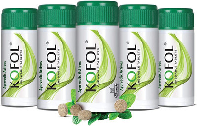 Kofol Chewable Tablets Pack of 5(Pack of 5, 300 Tablets)